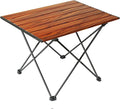 ROCK CLOUD Portable Camping Table Ultralight Aluminum Camp Table Folding Beach Table for Camping Hiking Backpacking Outdoor Picnic Size M