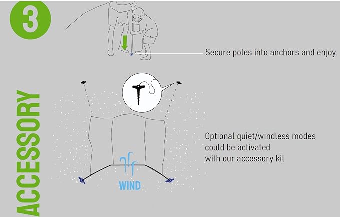 Beach Wind-Powered Shade Canopy Portable Sun Shelter Tent UPF 50+ UV Protection Lightweight Easy Set Up 78 Sq. Ft. of Shade for 1-3 People.Lite Regatta