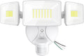 Onforu 75W LED Flood Light Motion Sensor Outdoor 7000lm Dusk to Dawn Flood Light Security Light with Three Head IP65 Waterproof Exterior Floodlight 6500k Wall Light for Entryway Stairs Yard Garage