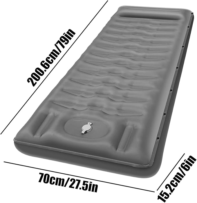 Camping MattressBuilt-in Foot Pump Waterproof Outdoor Gear | Camping Mattress Padfor Backpacking Tent Hiking Traveling Beach