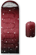 QOOMO Camping Sleeping Bags3 Season Warm &amp Cool WeatherLightweightWaterproof Sleeping Bags for Adults &amp KidsTravelingand OutdoorsCamping Gear Equipment