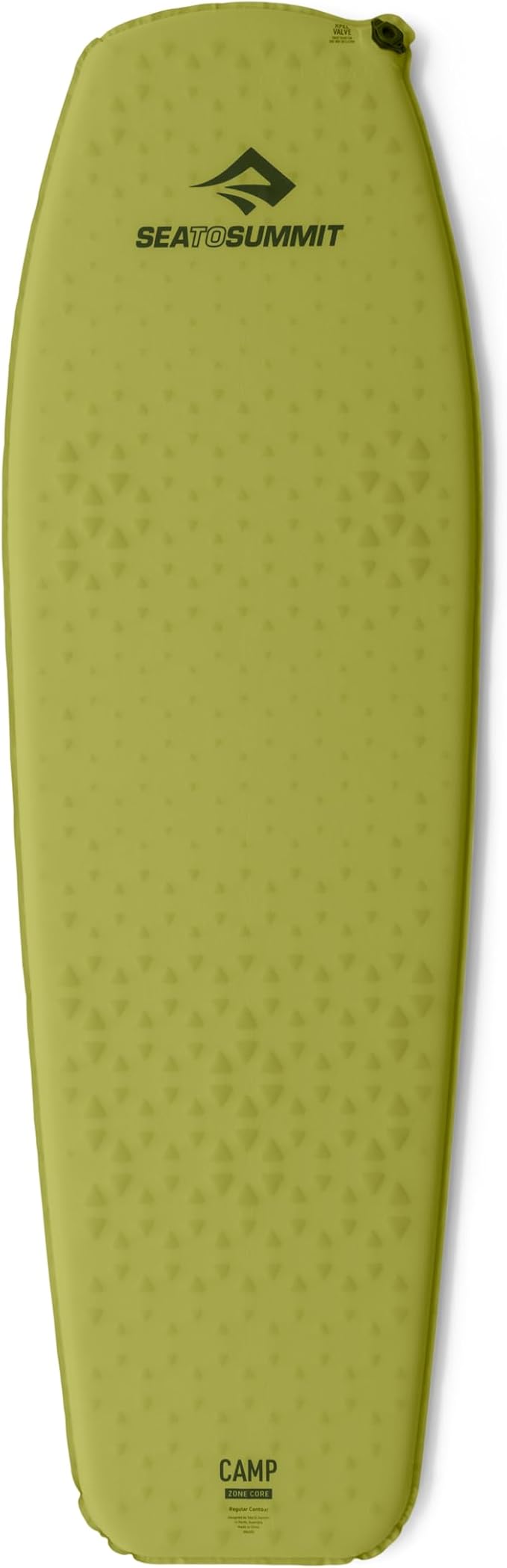 Sea to Summit Camp Self-Inflating Foam Sleeping Mat for Camping and Backpacking - Tapered - Regular (72 x 22 x 1.5 inches)