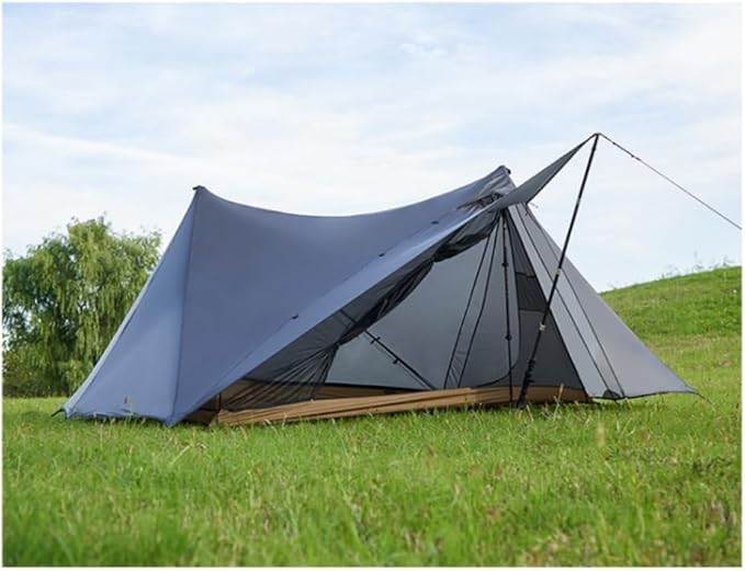 Asta Gear Yunchuan A-Frame Tarp TentUltralight 2 Person Poleless Tent15D Nylon Double-Sided Silicon Waterproof for Outdoor Camping Backpacking Hiking