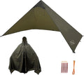 Onewind Lightweight Poncho Shelter Solitary Shelter Cape Silnylon Emergency Survival Shelter Ultralight Minimalist Shelter for Camping Hiking Backpacking Bug Out Bag