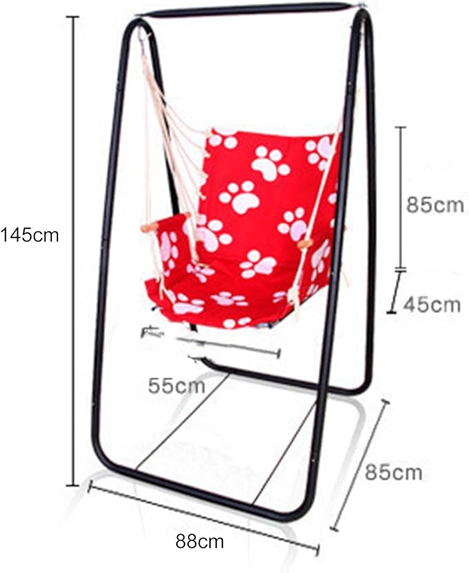 Heavy Duty A-Shaped Hammock Chair StandAdjustable Indoor &amp Outdoor Hanging Stand for Swing StandHanging Stand Only Max Load 220lbs(Without Hammock Chair)
