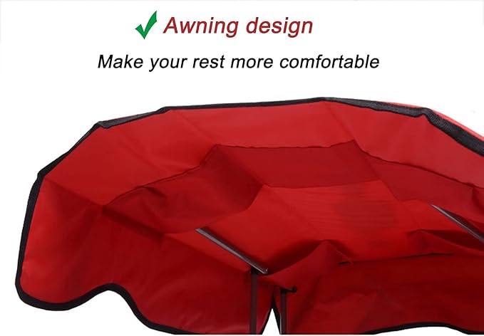 Folding Camping Fishing Chairs with AwningOutdoor Beach Chair Carry BagPicnic for Campingfor Festivals GMax. Load 330 Lbs