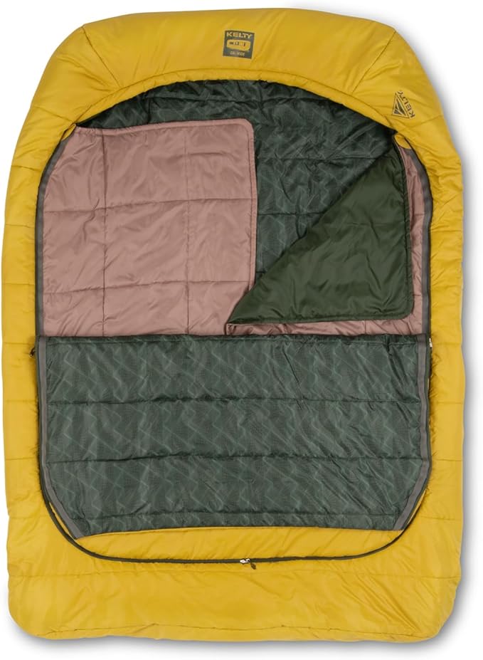 Kelty Tru.Comfort Doublewide 20 Degree Sleeping Bag – Two Person Synthetic Camping Sleeping Bag for Couples &amp Family Camping