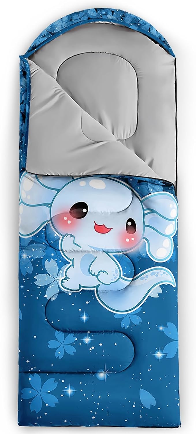 QOOMO Camping Sleeping Bags3 Season Warm &amp Cool WeatherLightweightWaterproof Sleeping Bags for Adults &amp KidsTravelingand OutdoorsCamping Gear Equipment