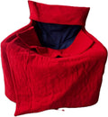 Insulated Sideline Blanket Insulated Polar Fleece and 3M™ Thinsulate™ Fully Enclosed Chair Blanket for Camping and Outdoor Sports Events (Red Polar Fleece)