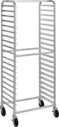 Commercial Fully Welded 20-Tier Aluminum Side Load NSF Bun/Sheet Pan Rack | Bakeries Caterers Kitchens Restaurants | (#32L-150)