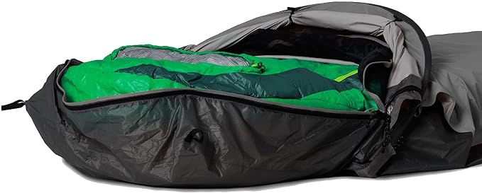Outdoor Research Helium UL Bivy | Waterproof &amp Durable Ultralight Single Person Backpacking Tent Clam Shell No-See-Um Mesh