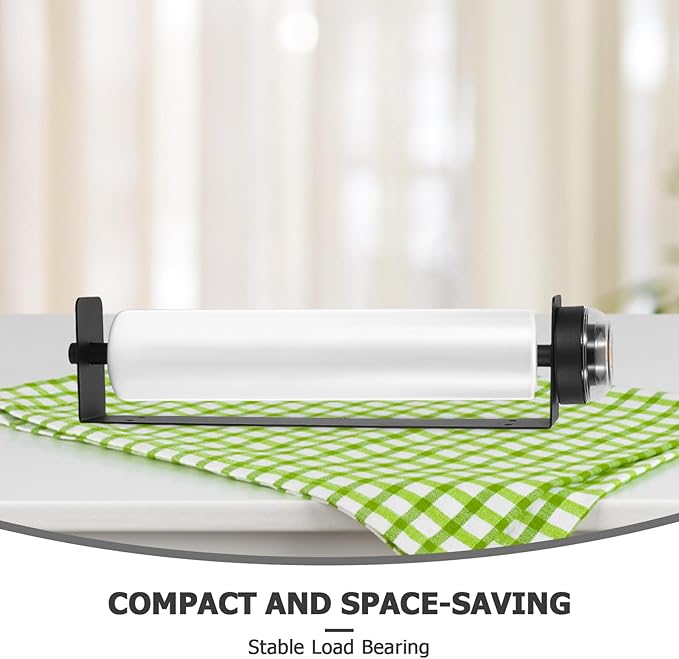 Garneck Wall-mounted Produce Bag Holder for Plastic Bags Stable Roll Holder for Supermarkets and Retail Stores