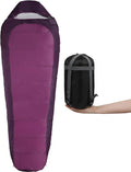 REDCAMP Ultra Lightweight Sleeping Bag for Backpacking Hiking Comfort for Adults Warm Weather with Compression Sack