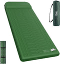 HiiPeak Memory Sleeping Pad Compact Thick Foam Sleeping Mats with Pillow 9.5 R-Value Insulated Camping Mattress Pad Easy Inflate &amp Deflate Inflatable Sleep Mat for Backpacking Hiking Car Tent