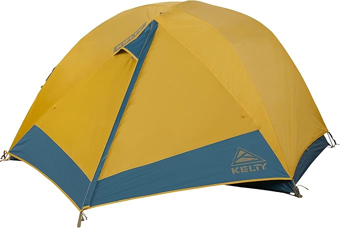 Kelty Far Out Backpacking Tent + Tent Footprint Package 2 or 3 Person Capacity Backpacking Starter Kit and Camping Shelter Stuff Sack Included