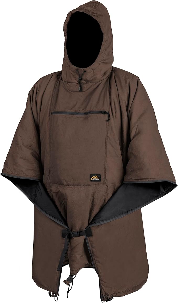 Helikon-Tex Swagman Roll Military Poncho - Multi-purpose Poncho &amp Emergency Poncho - Survival Gear - Woobie Blanket &amp Jacket