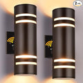 Housen Solutions Dusk to Dawn Outdoor Wall Lights 2 Pack Waterproof Exterior Lighting Fixtures Up Down Porch Light Outside for House Garage Bronze