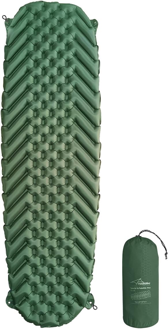 Inflatable Sleeping Pad for Camping Ultralight Sleeping Mat for Backpacking Hiking Hammock Sleeping Pad Pairs Hammocks