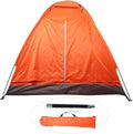 Outdoor Tent Double Person Single Layer Lightweight Portable Waterproof Camping Tent for Hiking Beach Picnic Oxford Cloth 200x150x110cm