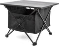 Camp Table Outdoor Portable Folding Table Ultra-Light Aluminum Alloy Mini Egg Roll Table with Storage Bag for Camping Hiking BBQ Picnic
