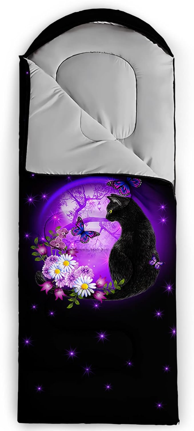 Axolotl Unicorn Sleeping Bag for Kids Boys Girls–Lightweight Warm Cold Weather Sleeping BagsWaterproof Portable Sleeping Bag with Compression Sack for Camping Backpacking Outdoor Indoor