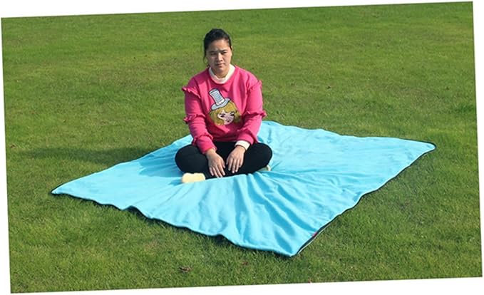 Winter Sleeping Bag Fleece Lining Compact for Camping Hiking and Home Use Sky