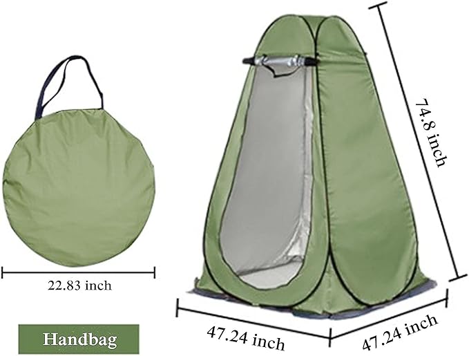 Portable pop-up Privacy Tent is Suitable for Outdoor Shower Dressing Room Sunshade and Camping Toilet