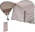 XL Universal Chair Canopy Umbrella UPF 50+ Foldable Sun Shade Attachment with Adjustable Clamp Fits Most Brands’ Beach Camping Lawn Tanning Zero Gravity Lounge &amp Fishing Chairs