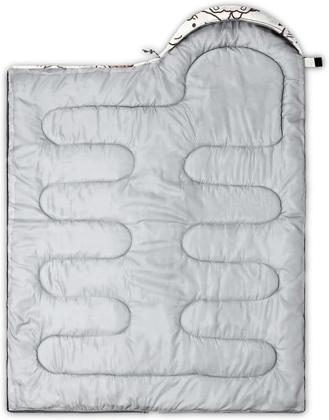 CVHOUSE Camping Sleeping Bags3 Season Warm &amp Cool WeatherLightweightWaterproof Sleeping Bags for Adults &amp KidsTravelingand OutdoorsCamping Gear Equipment