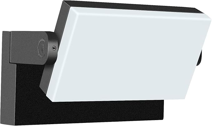 3CCT LED Outdoor Wall Lights 4800LM 360° Adjustable 3 Color Modes IP66 Waterproof Security Wall Pack Flood Lights for Garage Porch Patio Black