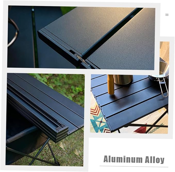 BESPORTBLE Portable Folding Table for Outdoor Camping Multi-Purpose Beach and Picnic Use Storage Bag Easy to Transport and Store