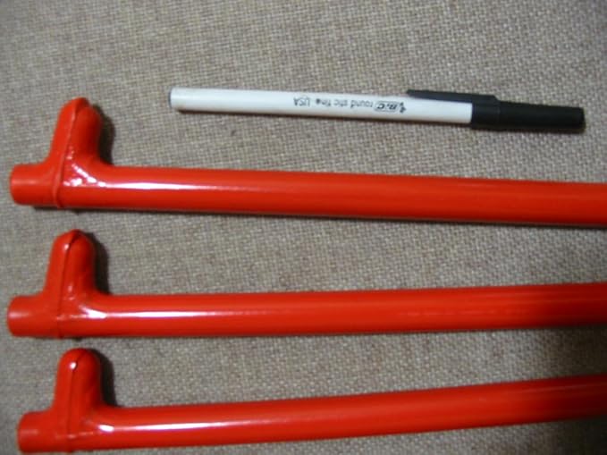 A 12 Pack of Heavy Duty Steel Tent Stakes 18 Long