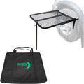 Tire Table with Included Bamboo Cutting Board and/or Carrying Bag Aluminum or Steel Small Medium or Large Sizes Installs in Seconds Check Bullets for Dimensions and Compatibility