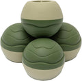 Stabilizing Rubber Ball Feet for Helinox Camping Chair - Durable Outdoor Chair Leg Cap Help Stability on Rugged and Uneven Surfaces (Olive &amp Khaki 55mm)