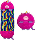 Cute Cartoon Sleeping Bag - Soft Flannel Warm Sleeping Bag for Boys Girls Portable Lightweight Camping Sleep Bag for Indoor Outdoor Travel Sleepovers Accessory Gift for Boys Girls