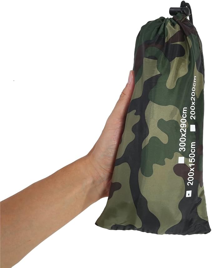 Camping Tent Tarp Multifunctional Footprint Ground Sheet Mat for Ourdoor Picnic Blanket(3 X 2.9M)