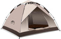 Happy Travel 1/2/3/4 Person Camping Tent Instant Easy Pop Up Tents for CampingAutomatic Waterproof Family Camping Tent Easy Set Up TentPortable Windproof Dome Tent for Camping Hiking &amp Traveli