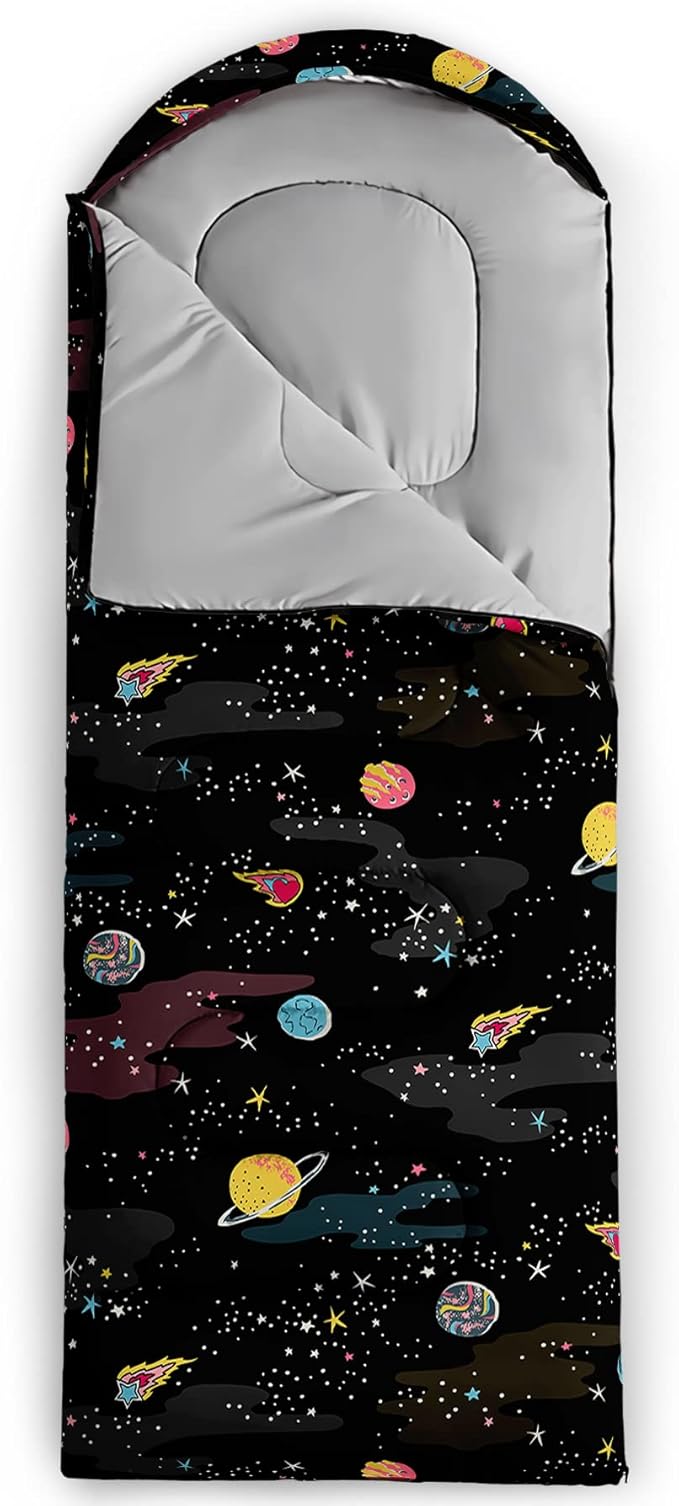 BailiPromise Camping Sleeping Bags3 Season Warm &amp Cool WeatherLightweightWaterproof Sleeping Bags for Adults &amp KidsTravelingand OutdoorsCamping Gear Equipment