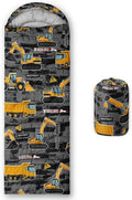 Kids Sleeping Bag for Boys GirlsWestern Cowboy Print-Lightweight Warm Portable Outdoor Indoor-Waterproof Cold Weather Resistant Sleeping Bag for Camping Hiking