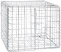 HUBERT Lockable Security Cage Chrome Wire - 18 L x 24 W x 15 H