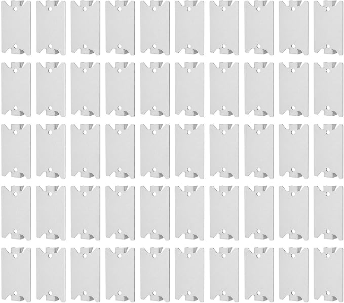50Pack Reliable Stud Protection Plates Heavy Duty Steel for Safe Installations