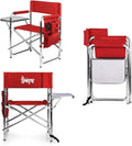 PICNIC TIME NCAA Nebraska Cornhuskers Sports Chair with Side Table - Beach Chair - Camp Chair for Adults