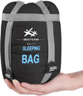 Warm Weather Sleeping Bag - Portable Waterproof Compact Lightweight Packable for Kids Teens Adults Camping Backpacking Hiking Spring Summer Fall