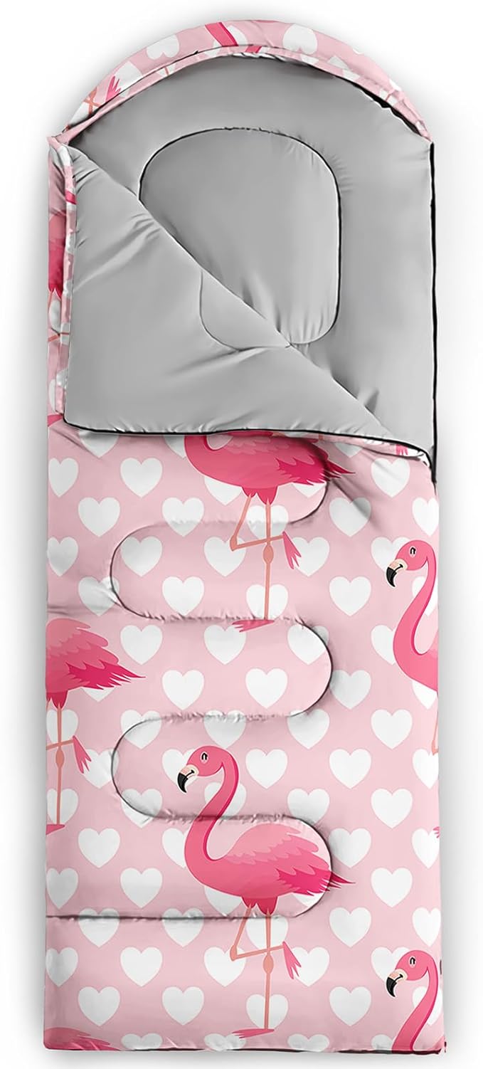 Camping Sleeping Bags Warm &amp Cool Weather Waterproof Backpacking Sleeping Bag All Seasons Camping for Adult Kids Boy Girls Camping Gear Equipment Traveling
