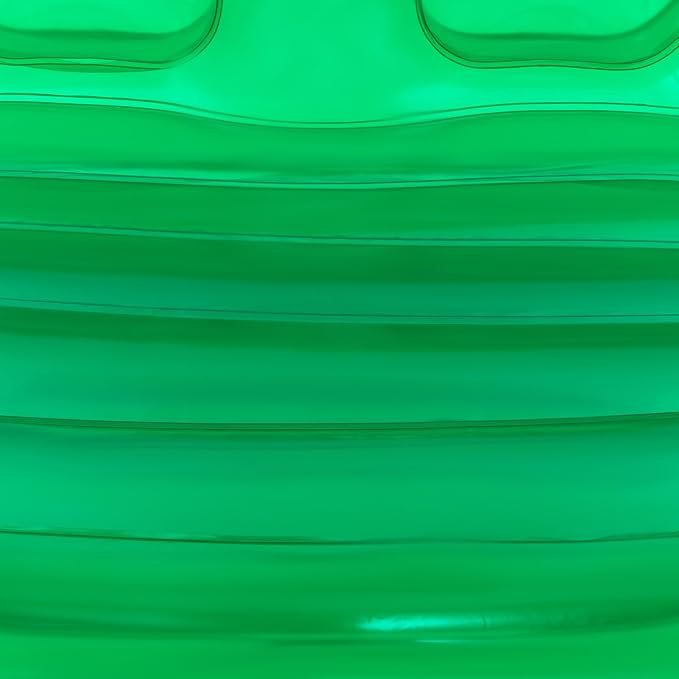 Transparent Inflatable Sofa Clear PVC Air Couch Double Seater Portable Blow Up Chair for Indoor Outdoor Camping Beach Patio Yard Holds 440lbs