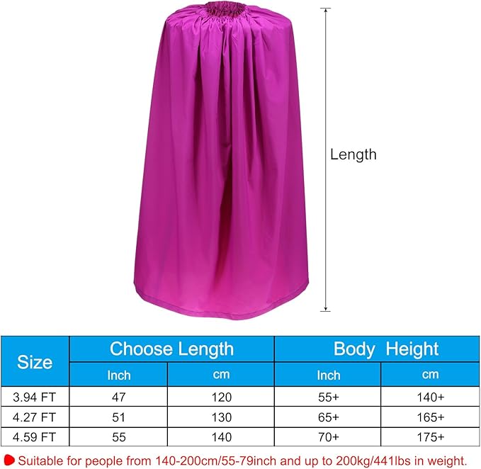 PATIKIL Portable Dressing Room 4.59ft Length Instant Dressing Cover Up Changing Tent Privacy Shelters for Beach Boating Camping Competition Rose Red