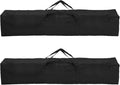 HARFINGTON 2pcs Camping Chair Replacement Bag 47.2 x 7.9 Folding Chair Carry Bag Oxford Cloth Storage Tent Bag with Handle Strap for Travel Outdoor Camping Sports Black