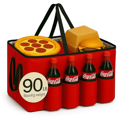 musbus catering bag for doordash uber eats 22x14x14 Insulated Food Delivery Bag with Cup Holders/Drink Carriers Premium XXL Beverages Grocery Pizza Commercial Quality Hot and Cold hot boxes