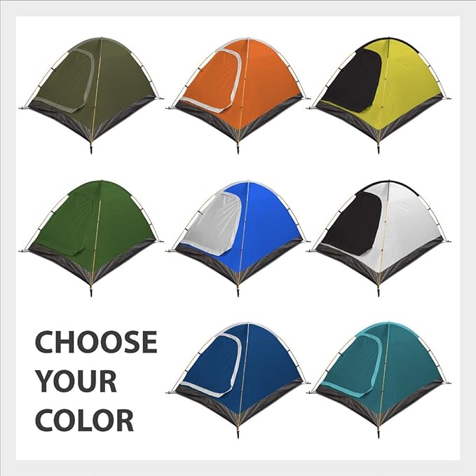 Two Person Tent - Waterproof &amp Windproof 4 Season Tents for Camping Backpacking &amp Hiking - Durable &amp Easy to Set-up - Good for 1 or 2 Person Camping Tent