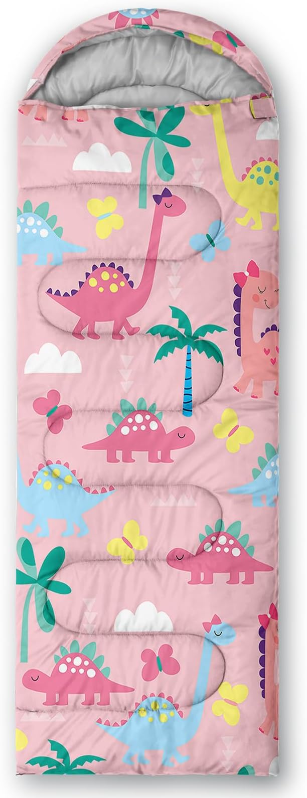 Axolotl Blue Sky Kids Sleeping Bag White Cloud Camping Bag in Warm Cold Weather for Girls Boys Natural Scenery Clouds Waterproof Backpacking for Traveling Outdoor Camping Gear Hiking Gear Equipment